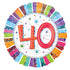 18'' FOIL RADIANT BIRTHDAY 40