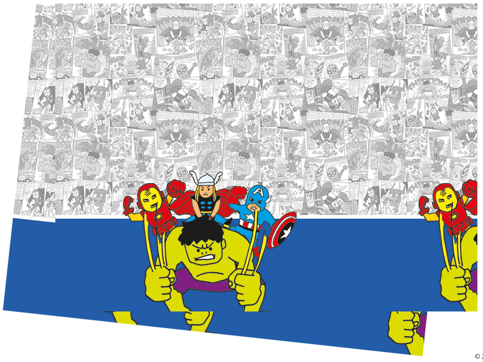 Pop Comic Table Cover
