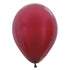 5'' METALLIC BURGUNDY LATEX SEMPERTEX 100PK