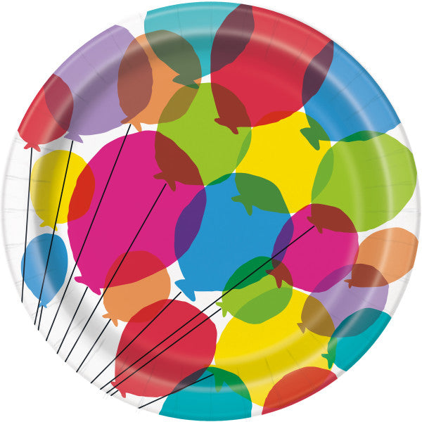 Balloons Paper Plates