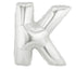40'' SUPER SHAPE FOIL LETTER K - SILVER