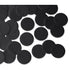 BLACK CIRCULAR PAPER BALLOON CONFETTI 250G
