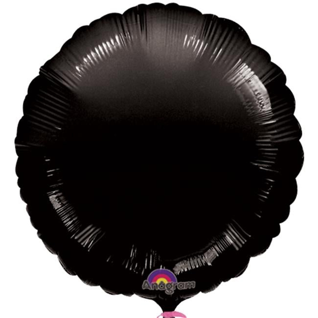 18'' Round Black Foil (Flat)