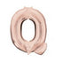 34'' SHAPE FOIL LETTER Q - ROSE GOLD (ANAGRAM)