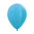 5'' SATIN CARIBBEAN BLUE LATEX SEMPERTEX 100PK