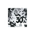 BLACK GLITZ 30 CONFETTI