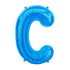 16'' Foil Letter C - Blue Packaged Air Fill