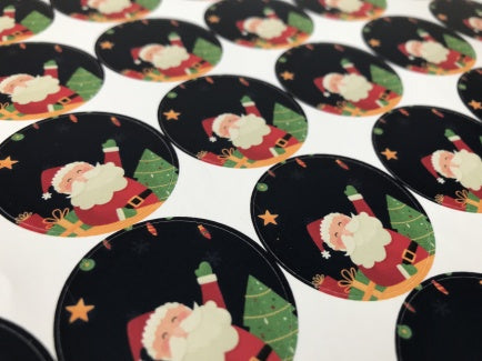 Christmas Santa Stickers