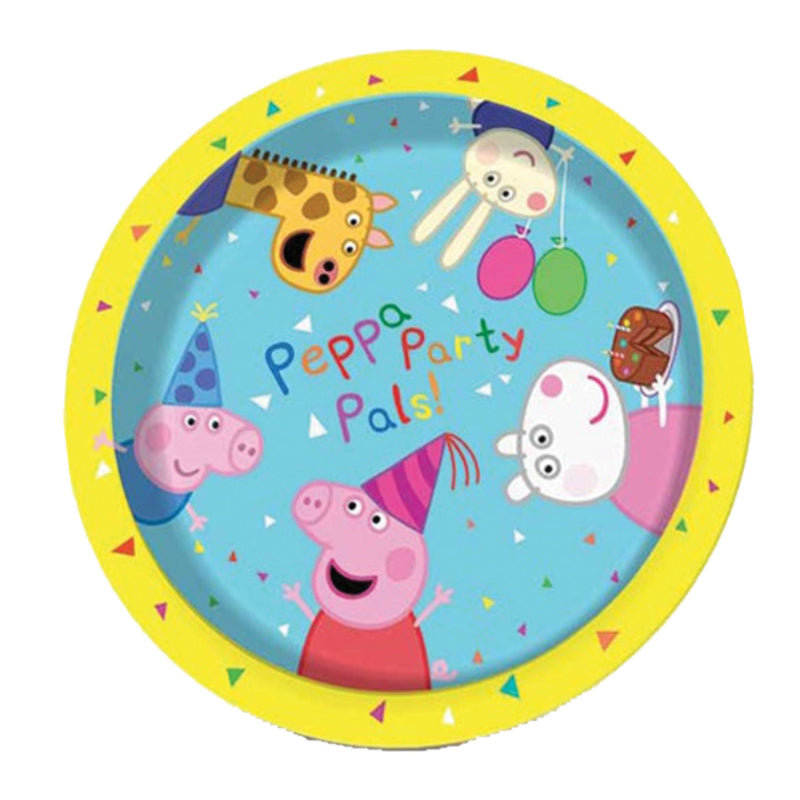9'' PEPPA PIG PAPER PLATES 23CM 8PK