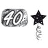 BLACK FOIL GARLAND HAPPY 40TH BIRTHDAY
