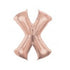 34'' SHAPE FOIL LETTER X - ROSE GOLD (ANAGRAM)
