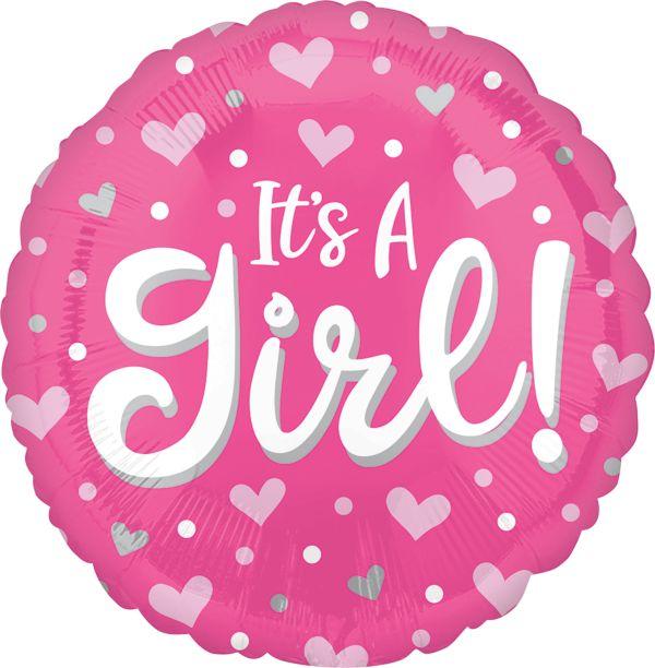 It's a Girl Foil Balloon 17''