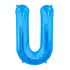 16'' Foil Letter U - Blue Packaged Air Fill