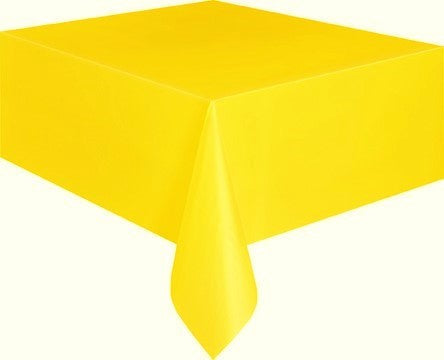 Sunflower Yellow Plastic Party Table Cover