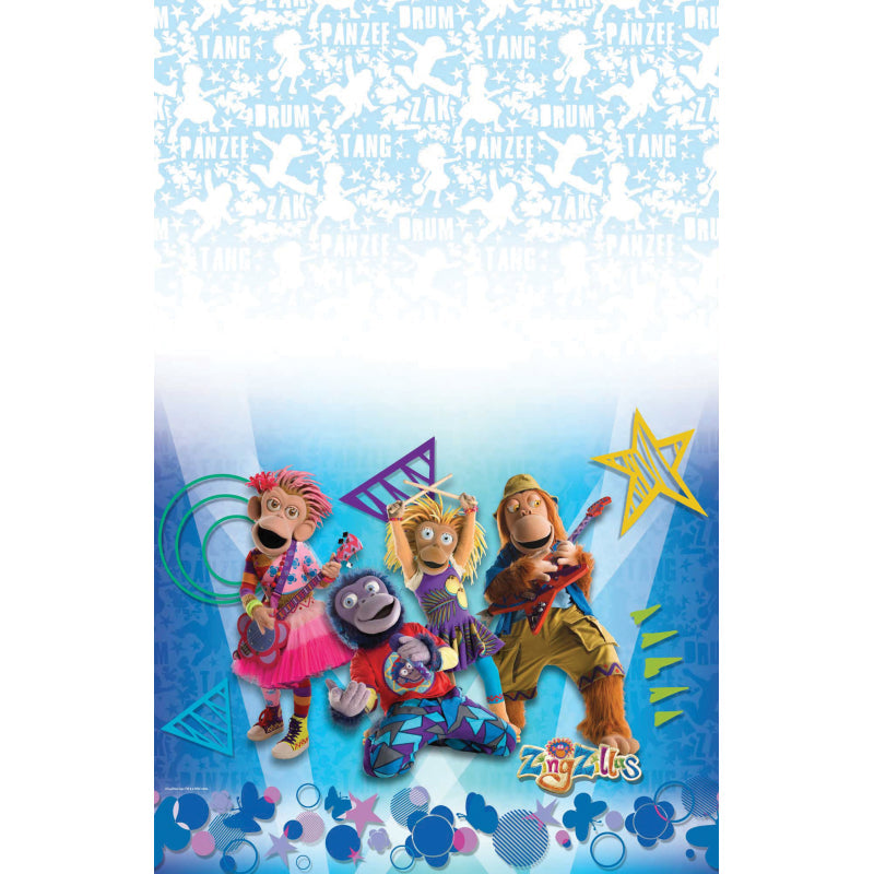 TABLECOVER PLASTIC ZINGZILLAS
