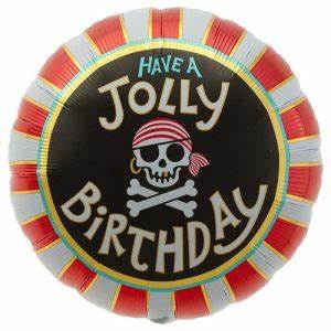 Jolly Birthday Pirate Balloon 18