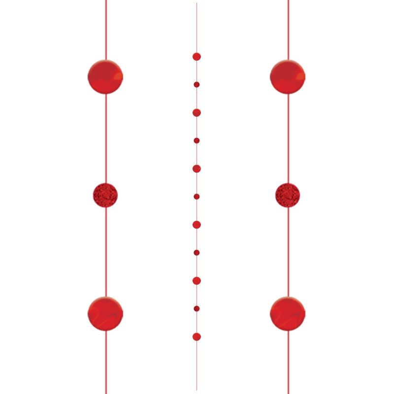 Red Balloon Tail Fun String 1.82m