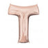 34'' SHAPE FOIL LETTER T - ROSE GOLD (ANAGRAM)