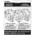 Clear Latex Balloons with Black Confetti 12'', 6ct