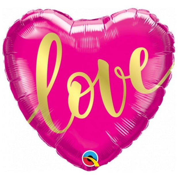 18'' LOVE GOLD FOIL