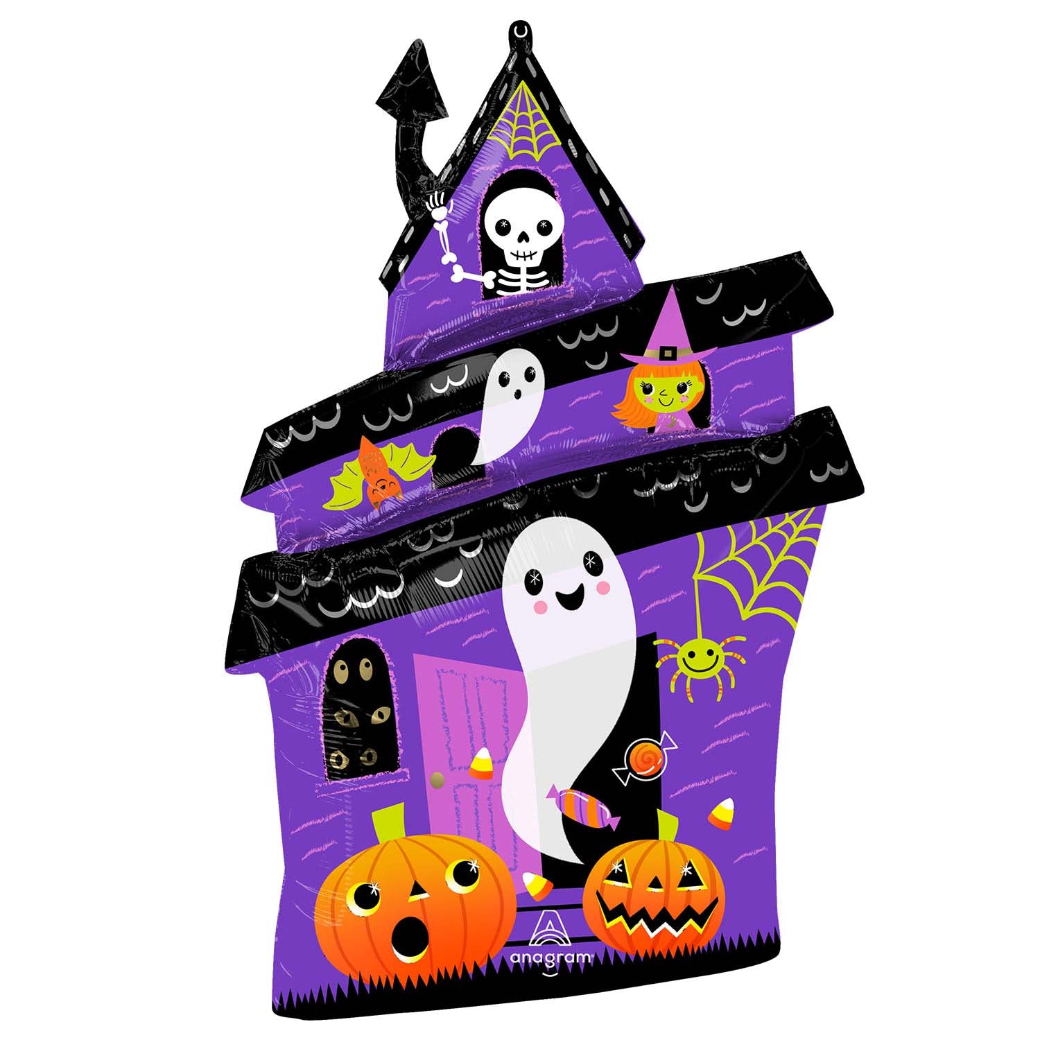 Halloween Haunted House SuperShape Foil Balloon