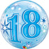 22'' BUBBLE 18 BLUE STARBURST SPARKLE