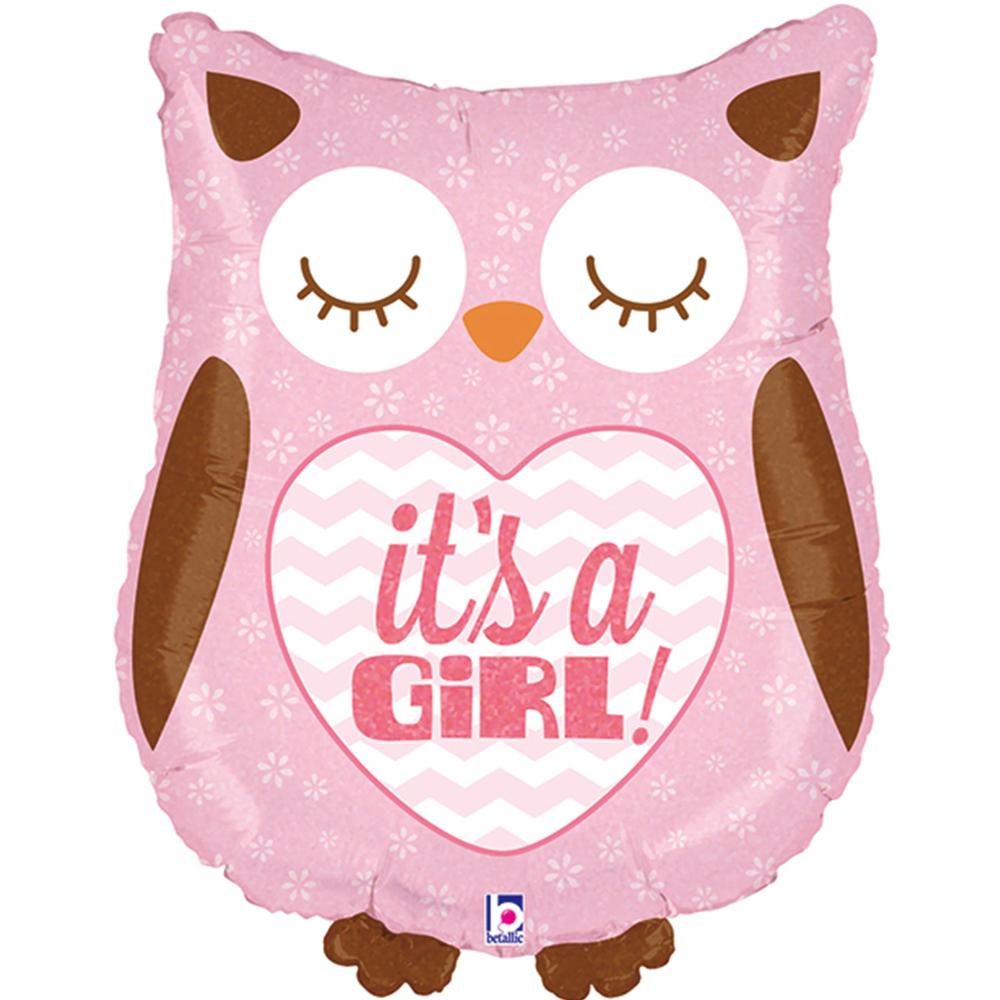 26'' SHAPE ITS A GIRL BABY OWL