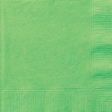 Lime Green Party Napkins 20pk
