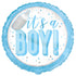 Blue It's a Boy Round Foil Balloon 18''