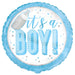 Blue It's a Boy Round Foil Balloon 18''