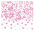 CONFETTI PAPER HRT MINI PNK/WT