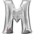 16'' Foil Letter M - Silver Packaged Air Fill (ANAGRAM)