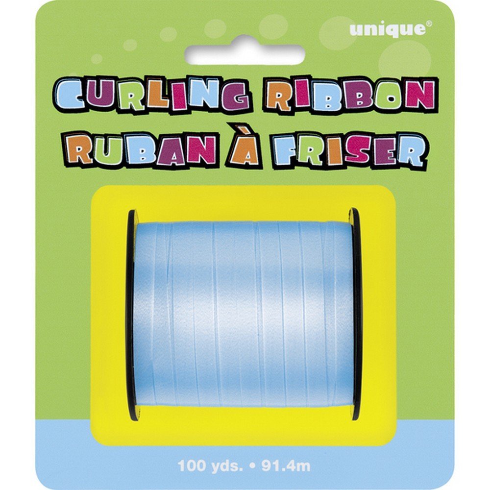 Soft Blue Balloon Curling Ribbon