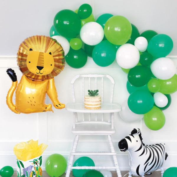 Walking Pet Zebra Foil Balloon