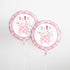 Pink Floral Elephant Round Foil Balloon 18''