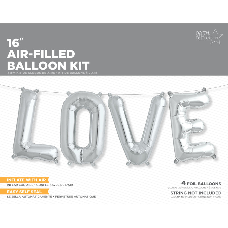 16'' SILVER LOVE KIT AIR FILL