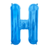 34'' SUPER SHAPE FOIL LETTER H - BLUE