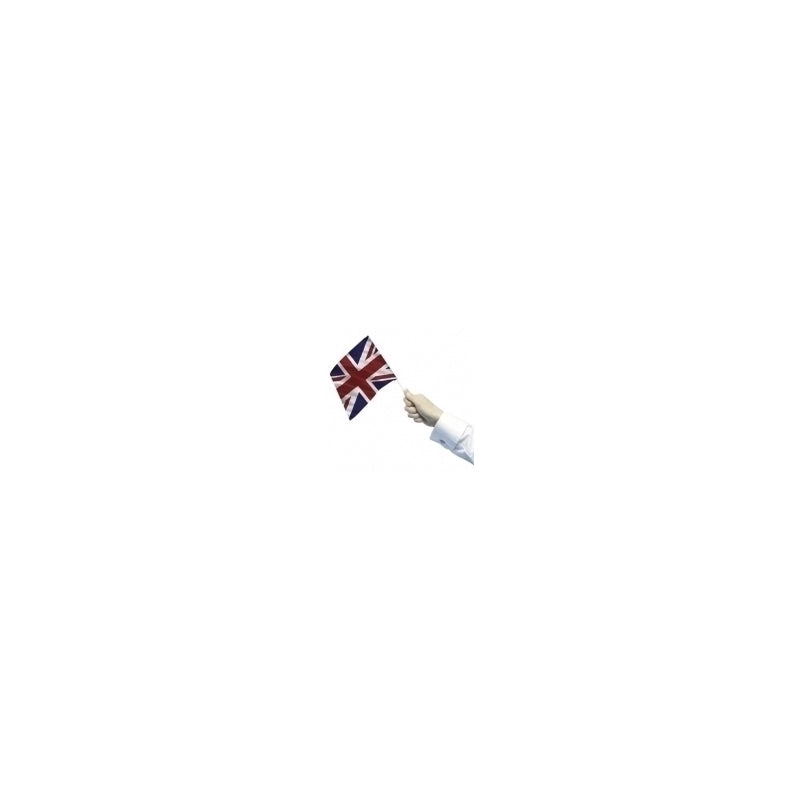 GREAT BRITAIN HAND HELD PLASTIC FLAG 50PK