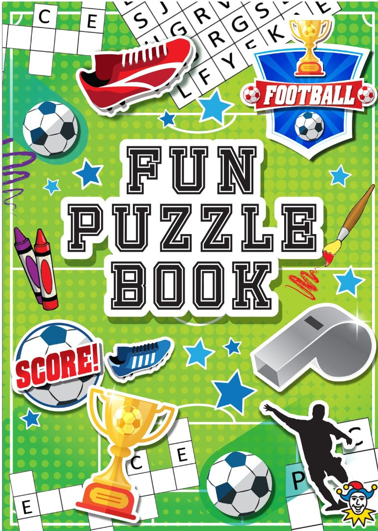 Football Puzzle Colouring Book