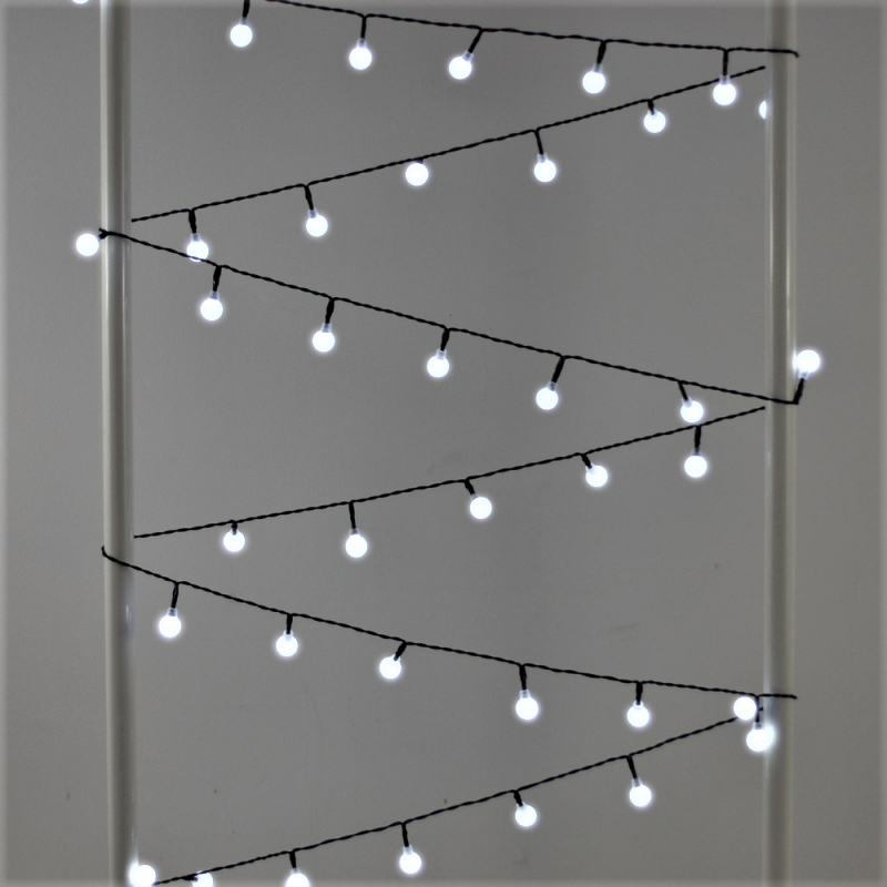 40 White Marble Lights