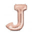 34'' SHAPE FOIL LETTER J - ROSE GOLD (ANAGRAM)