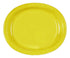Sunflower Yellow Oval Serving Plates 8pk
