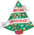 CHRISTMAS TREE JUNIOR SHAPE FOIL BALLOON