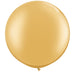 30'' METALLIC GOLD LATEX QUALATEX 2PK