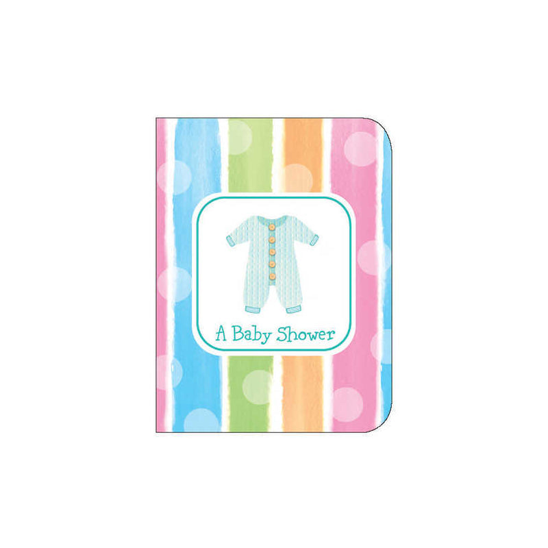 INVITATIONS BABY CLOTHES (8PK)