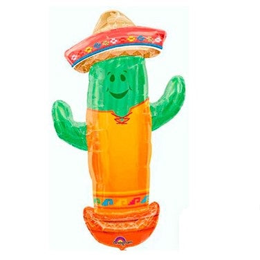23'' Fiesta Cactus Super Shape Foil Balloon