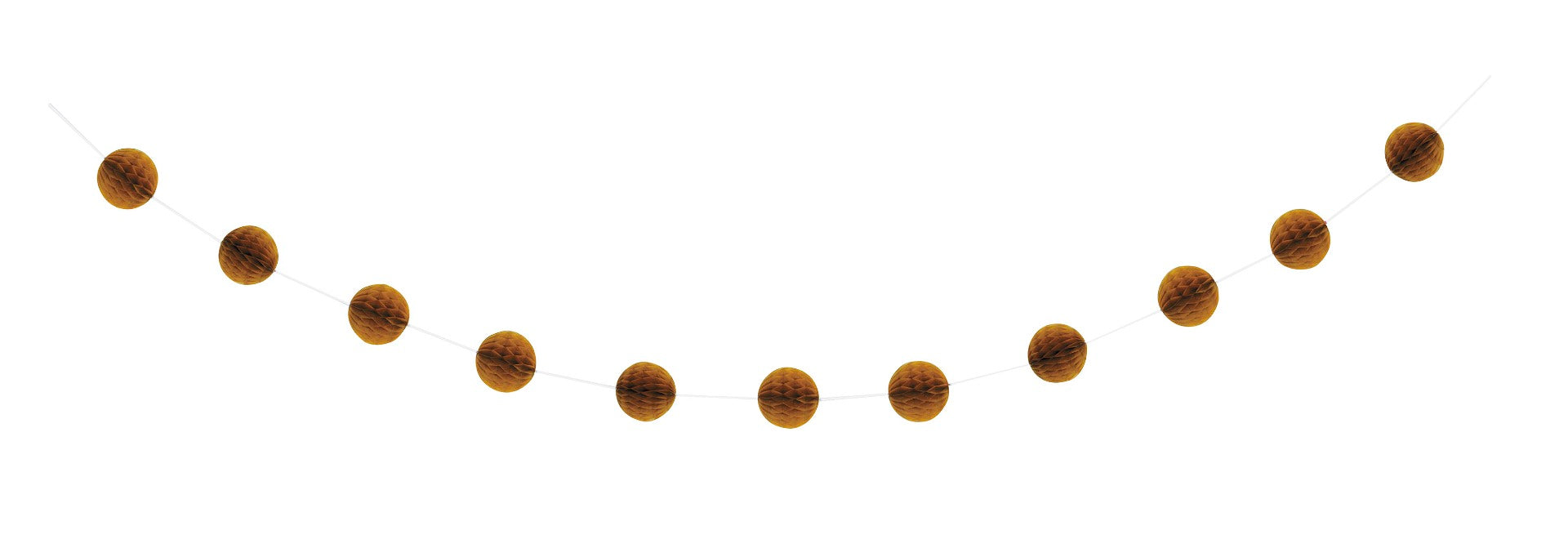 Gold Honeycomb Ball Garland