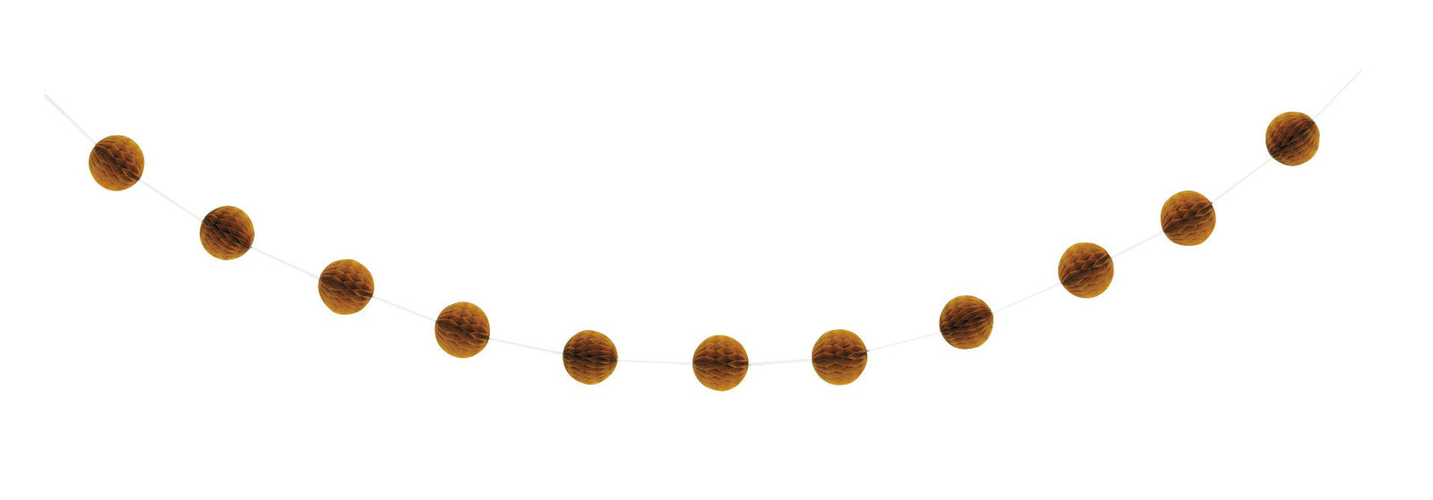 Gold Honeycomb Ball Garland
