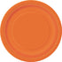 Orange Paper Dessert Plates 8pk