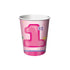CUP 256ML FUN AT ONE GIRL (8PK)